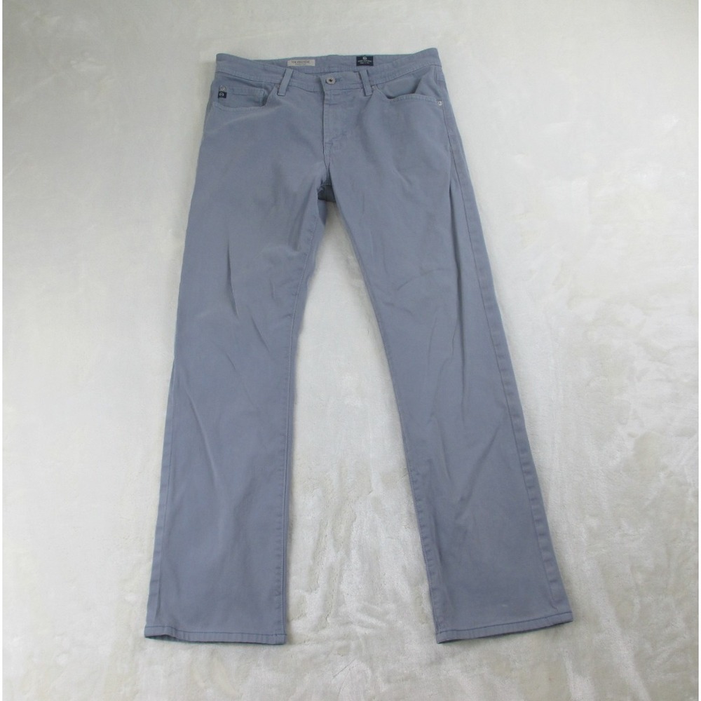 Adriano Goldschmied Pants Mens 32 Gray Chino The Protege‎ Straight Leg 32X34*